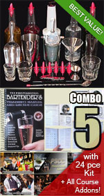 Bartending School - Online Bartender Course Combo 5